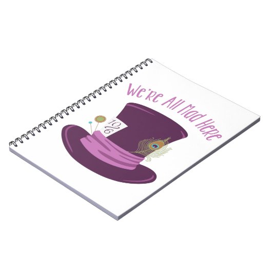 Mad Hatter Pet Notitieboek (Linkerzijde)