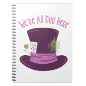 Mad Hatter Pet Notitieboek (Voorkant)