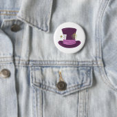 Mad Hatter Pet Ronde Button 5,7 Cm (In situ)