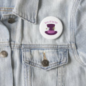 Mad Hatter Pet Ronde Button 5,7 Cm (In situ)