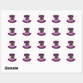 Mad Hatter Pet Ronde Sticker (Vel)