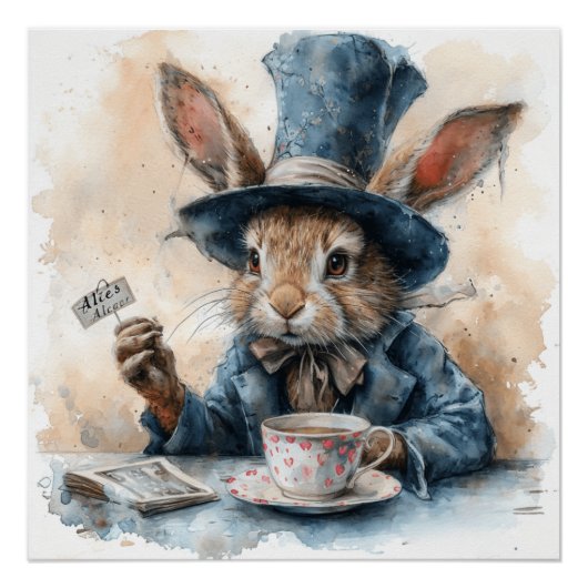 Mad Hatter: Pet trucs en thee Perfect Poster (Voorkant)