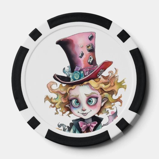 Mad Hatter Poker Chips (Achterkant)