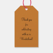 Mad Hatter Portrait Cadeaulabel (Achterkant)