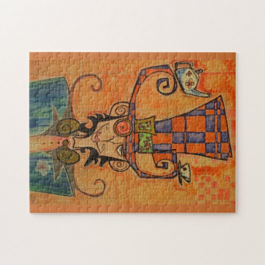 Mad Hatter Portrait Legpuzzel (Horizontaal)