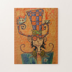 Mad Hatter Portrait Legpuzzel