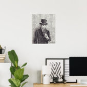 Mad Hatter Poster Mad Hatter Art Wonderland Art (Thuiskantoor)