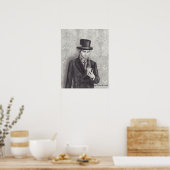 Mad Hatter Poster Mad Hatter Art Wonderland Art (Keuken)