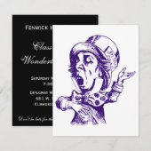 Mad Hatter Prom-bod Kaart (Voorkant / Achterkant)