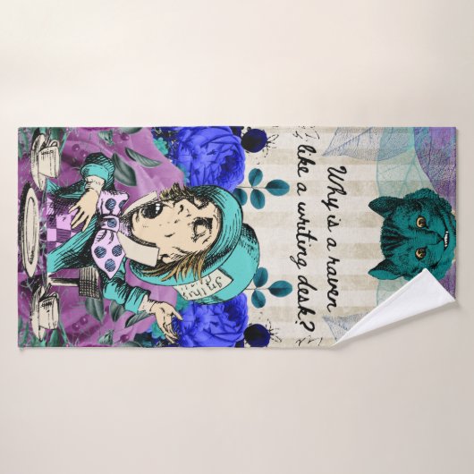 Mad Hatter Raven Writdesk Badhanddoek (Badhanddoek)