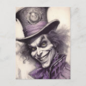 Mad Hatter, Schetskunst Briefkaart (Voorkant)