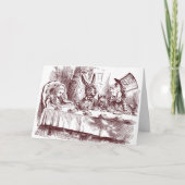 Mad Hatter Shower-uitnodiging (Voorkant)