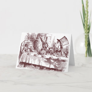 Mad Hatter Shower-uitnodiging