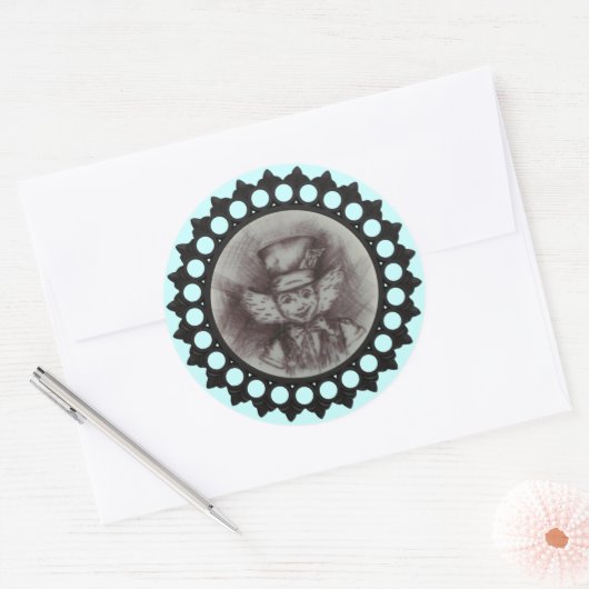 Mad Hatter Sketch Sticker (Envelop)