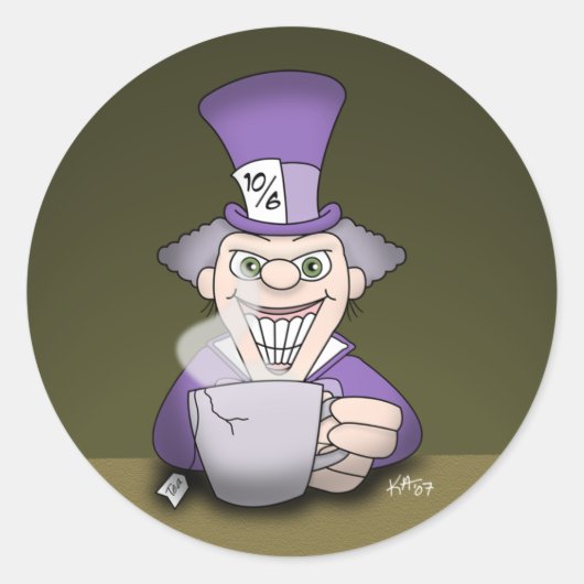 Mad Hatter Stickers (Voorkant)