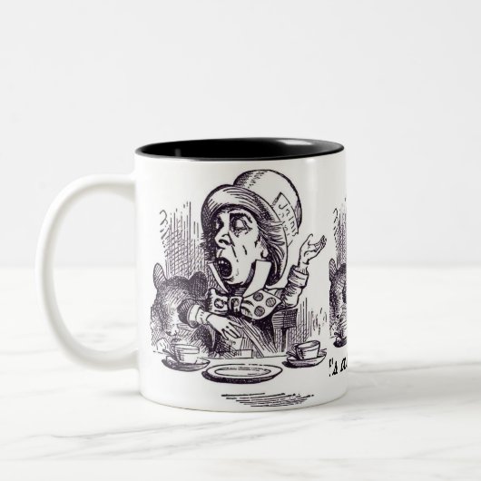 Mad Hatter Tea Cup Tweekleurige Koffiemok (Links)