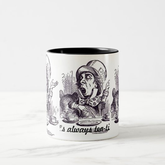 Mad Hatter Tea Cup Tweekleurige Koffiemok (Center)