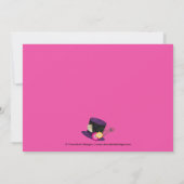 Mad Hatter Tea Party Birthday Invitation Kaart (Achterkant)