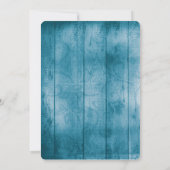 Mad Hatter Tea Party Birthday Party Invitation Kaart (Achterkant)