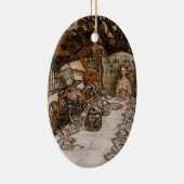 Mad Hatter Tea Party door Arthur Rackham Ornament (Rechts)