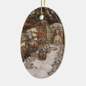 Mad Hatter Tea Party door Arthur Rackham Ornament (Links)