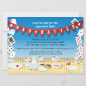 Mad Hatter Tea Party Kaart (Achterkant)
