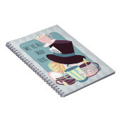 Mad Hatter Tea Party Notitieboek (Rechterzijde)