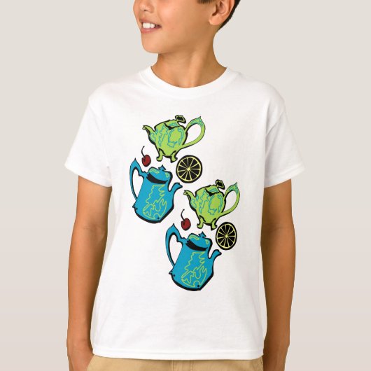 Mad hatter tea party t-shirt (Voorkant)