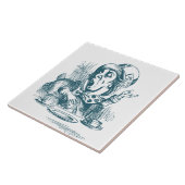 Mad Hatter Tea Party Tegeltje (Zijkant)