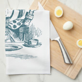 Mad Hatter Tea Party Theedoek (Quarter Fold)