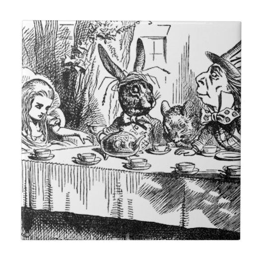 Mad Hatter Tegeltje (Voorkant)