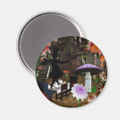 Mad hatter thee party magneet (Voorkant / Achterkant)