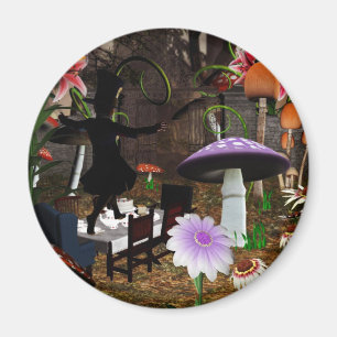 Mad-hatter-theepot magnet