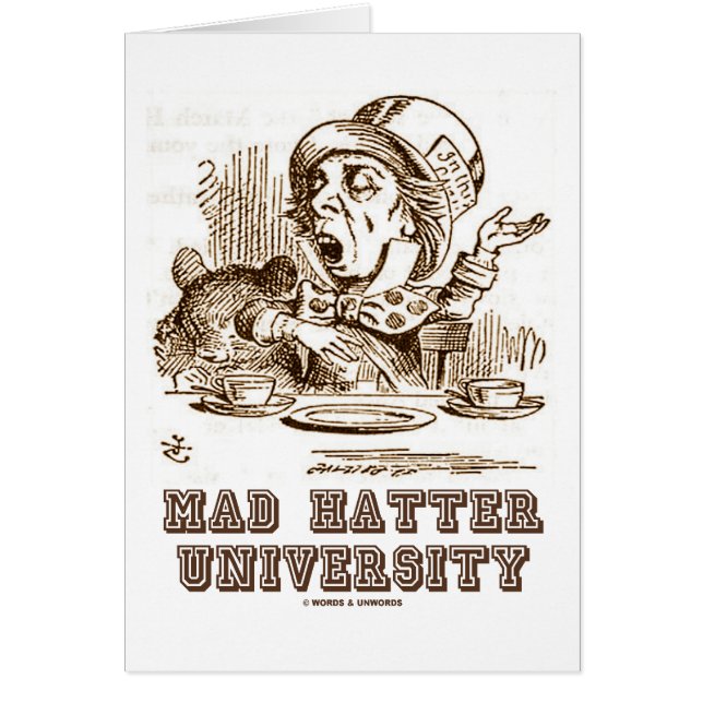 Mad Hatter University (Mad Hatter Wonderland) (Voorkant)