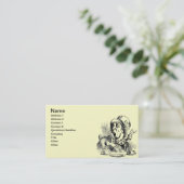 Mad Hatter-Visitekaartjes Visitekaartje (Staand voorkant)