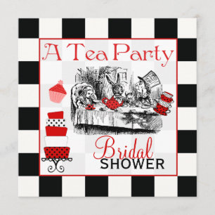 Mad Hatter Vrijgezellenfeest nodigt uit Kaart