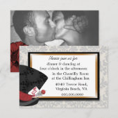 Mad Hatter Wedding Reception Kaart (Voorkant / Achterkant)