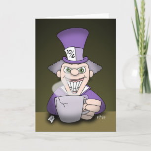 Mad Hatter Wenskaart Kaart