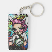 Mad Hatter & White Rabbit Alice Series Hannah Lynn Sleutelhanger (achterkant)
