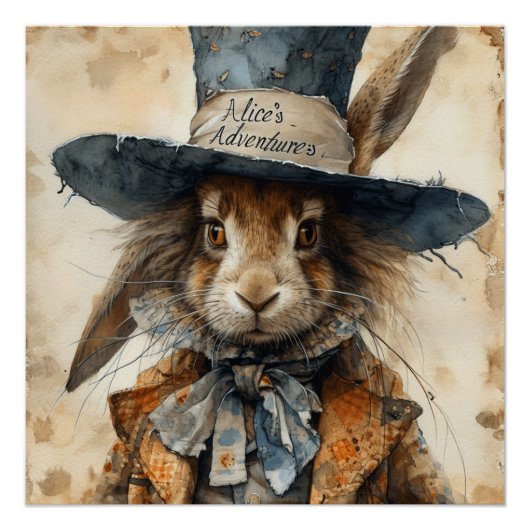 Mad Hatter: Wonderland garderobe wonderen Perfect Poster (Voorkant)