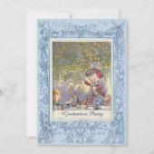 Mad Hatter's Afstuderen Tea Party Kaart (Voorkant)