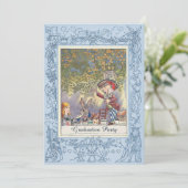 Mad Hatter's Afstuderen Tea Party Kaart (Staand voorkant)