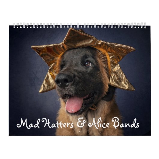 Mad Hatters & Alice Bands Calendar Kalender (Hoes)