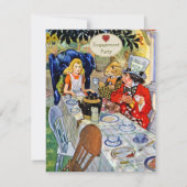 Mad Hatter's Engagement Party Kaart (Voorkant)