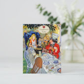 Mad Hatter's Engagement Party Kaart (Staand voorkant)