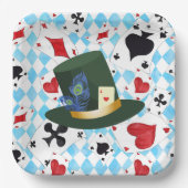 Mad Hatters Pet Paper Borden Papieren Bordje (Voorkant)