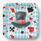 Mad Hatters Pet Paper Borden Papieren Bordje (Voorkant)