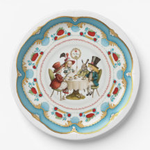 Mad Hatters Tea Party Bord - Alice in Wonderland