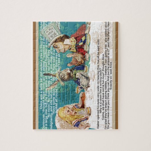 Mad Hatter's Tea Party Legpuzzel (Verticaal)