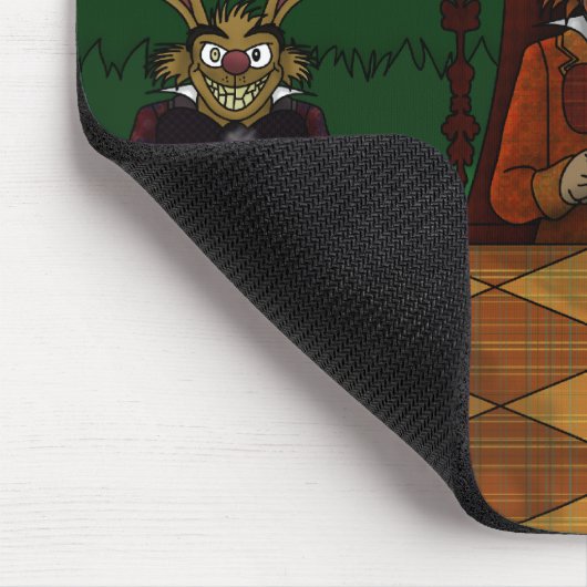 Mad Hatters Tea Party Mousepad Muismat (Hoek)